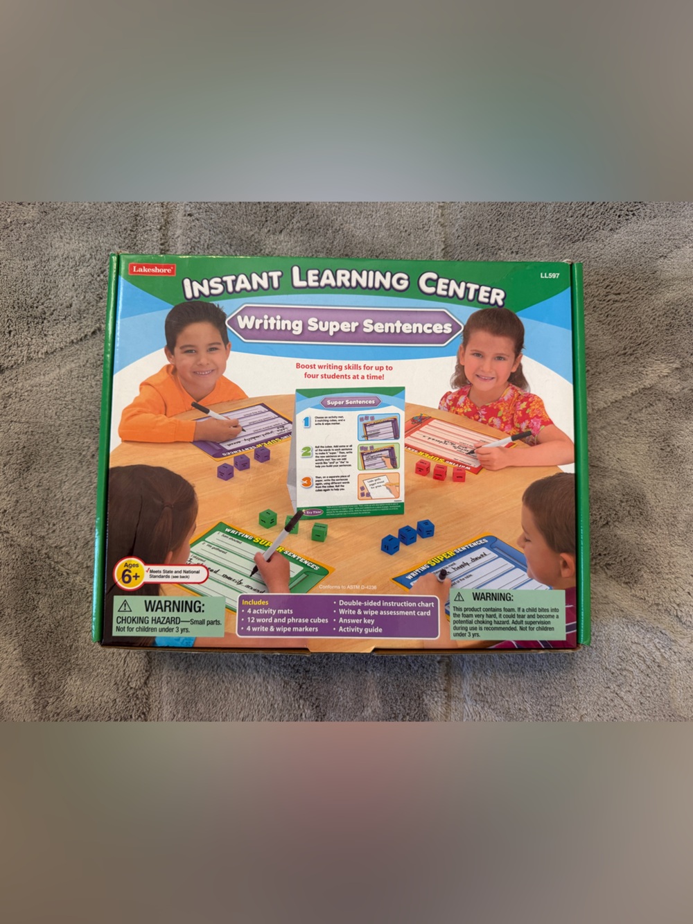 NEW Elementary ELA WRITING SUPER SENTENCES Instant Learning Center Lakeshore